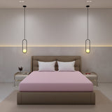 Italian Comfort - Imperial 300 Thread Count Sateen Flat Sheet King - 230 x 260 CM / Dusty Pink