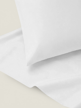 Punto Imperiale Pillow Cover - 300 Thread Count Sateen Queen / White