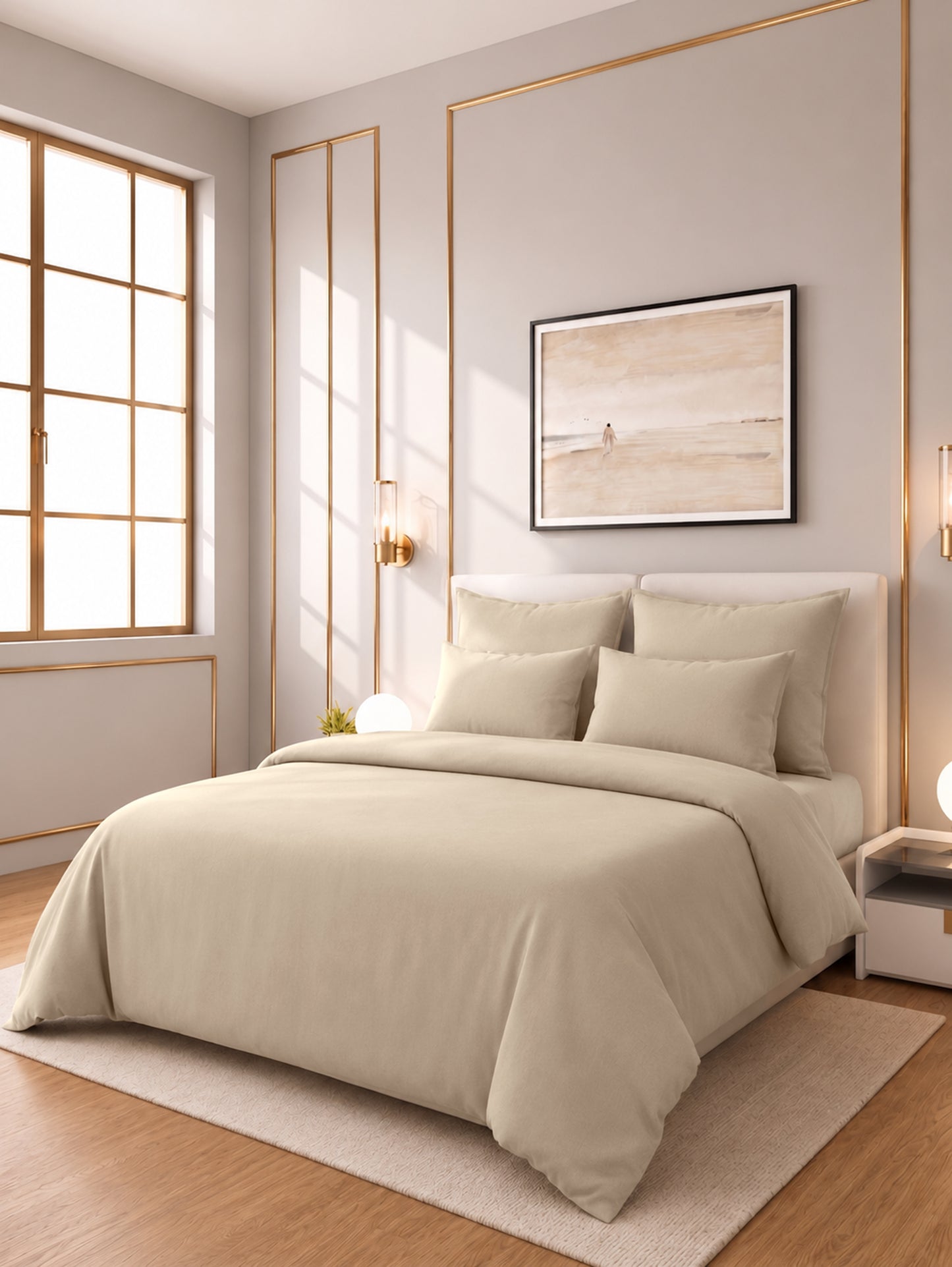 Italian Comfort - Imperial 300 Thread Count Sateen 3 Pc Duvet Cover Set
