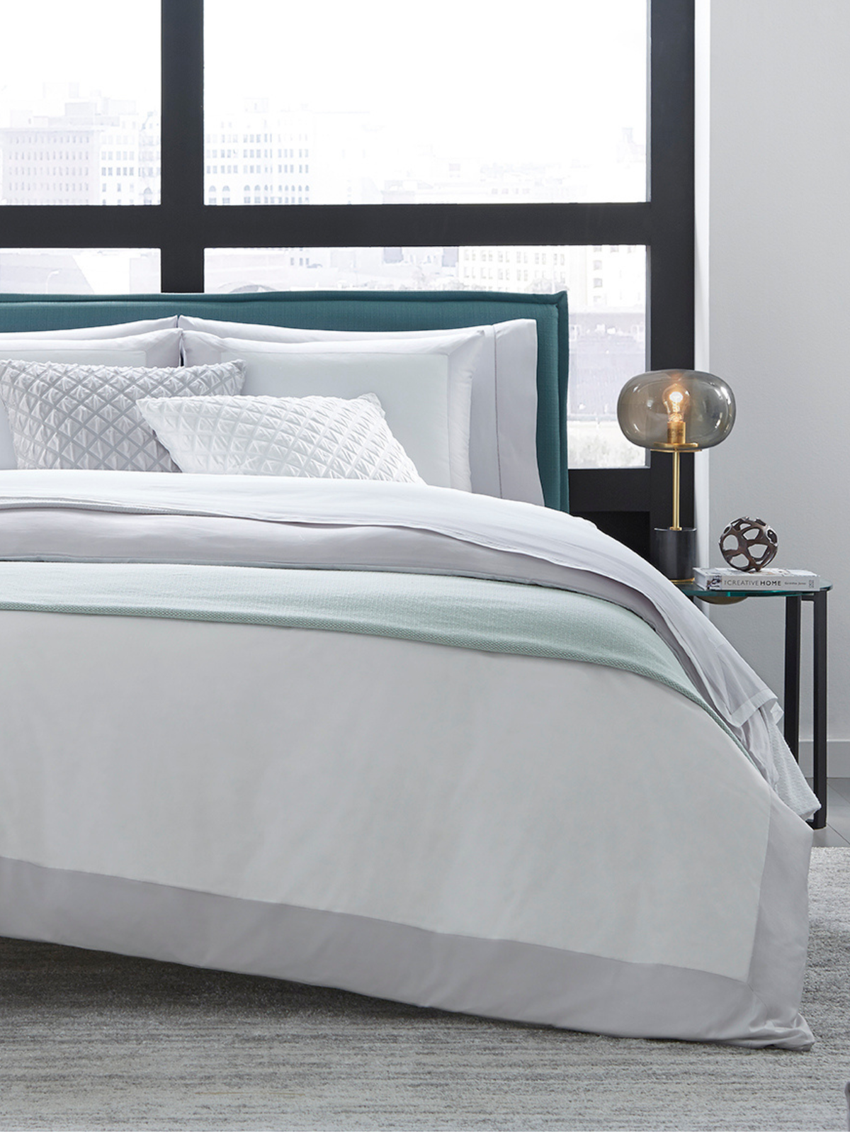 Sferra Casida Percale Duvet Cover