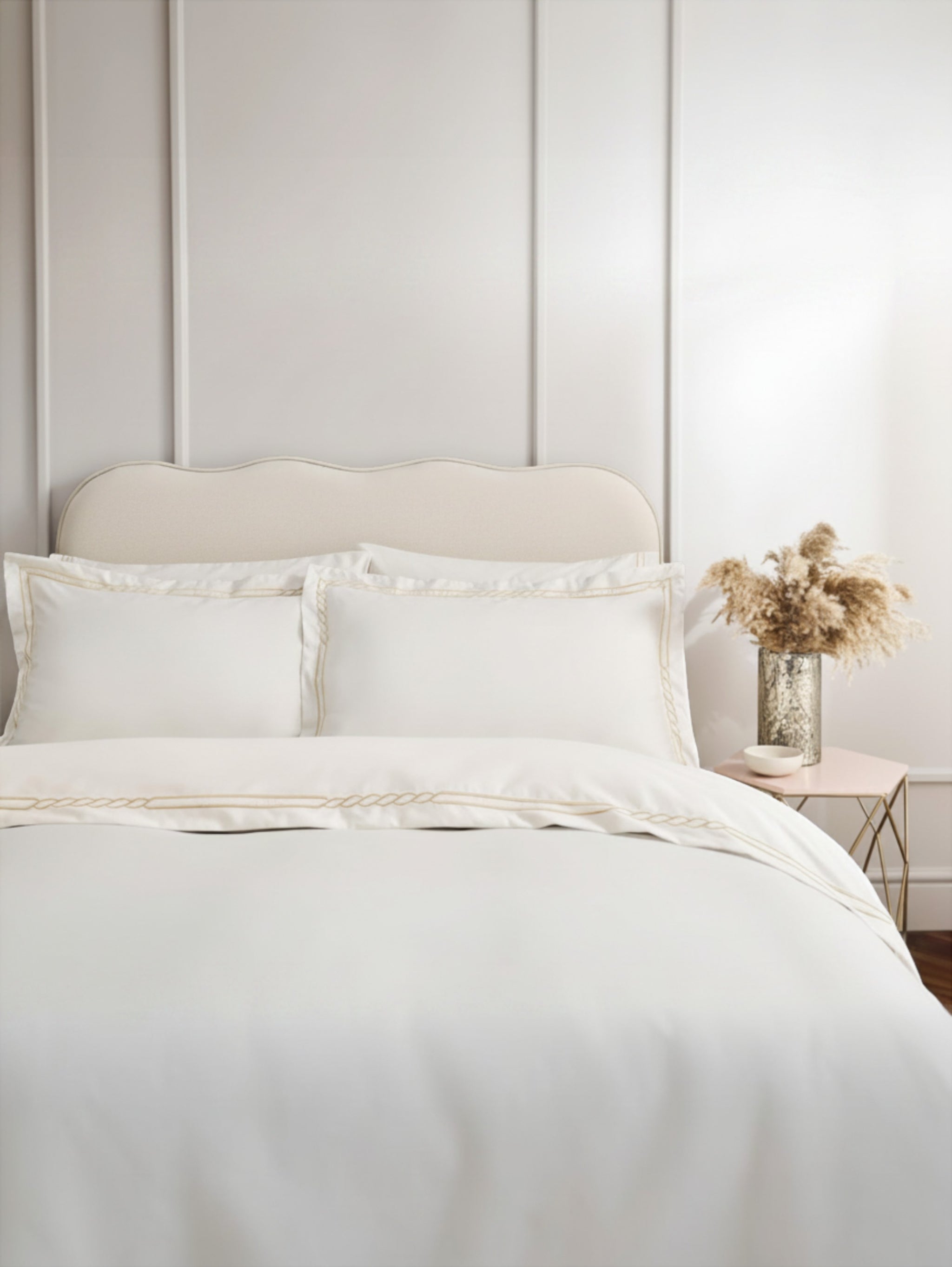 Christy Nautical Pillow Cover - 400 Thread Count Sateen