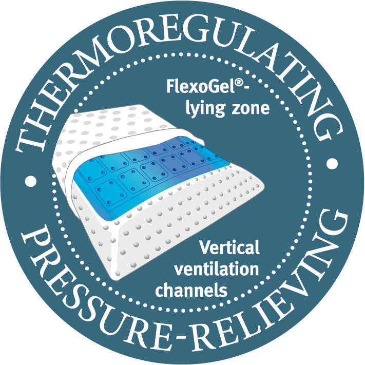 Paradies FlexoGel® Dream Pillow – Cooling Comfort with Adaptive Neck Support