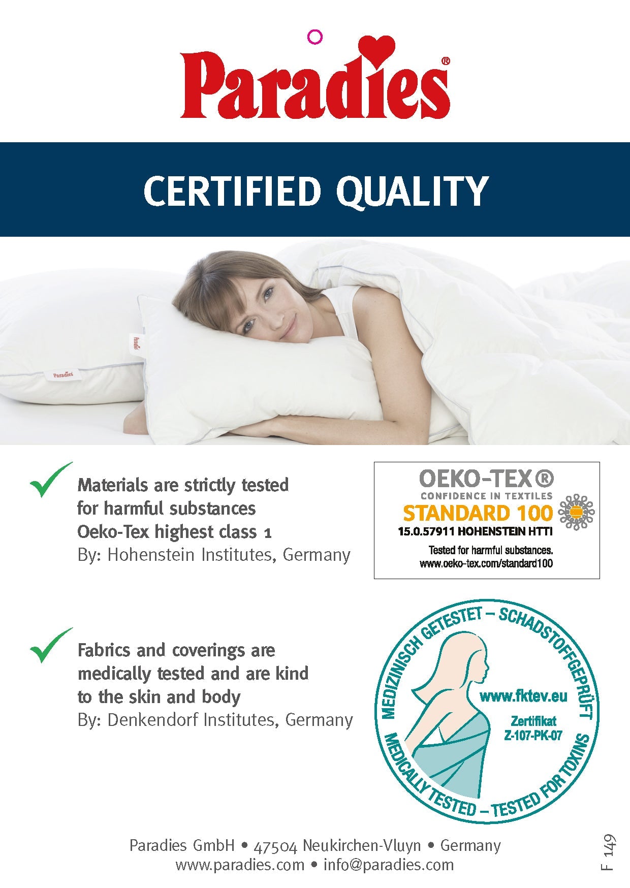 Paradies Alexa Medium Warm Goose Down Duvet