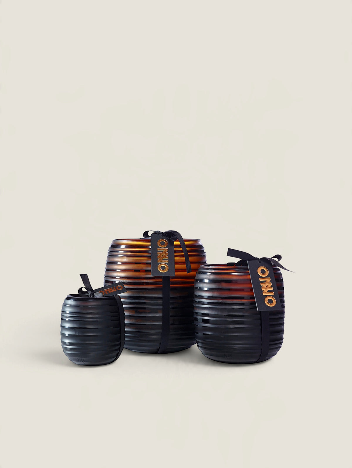 Onno Sphere Amber Candle Zanzibar
