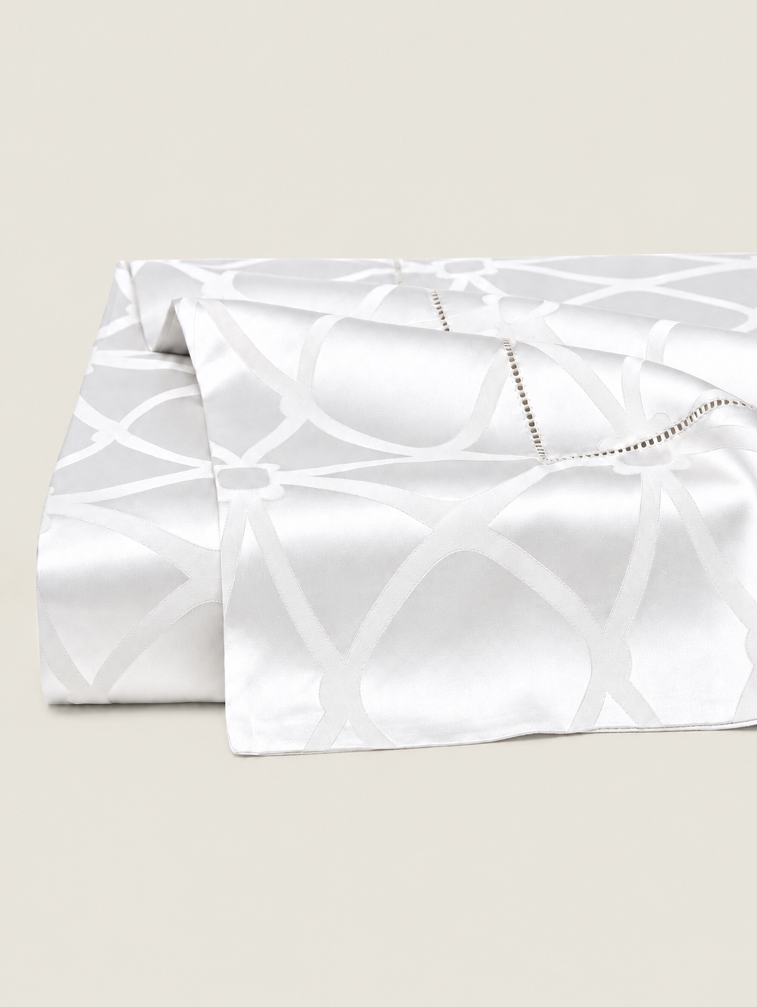 Sferra Giza 45 Porta Jacquard Flat Sheet