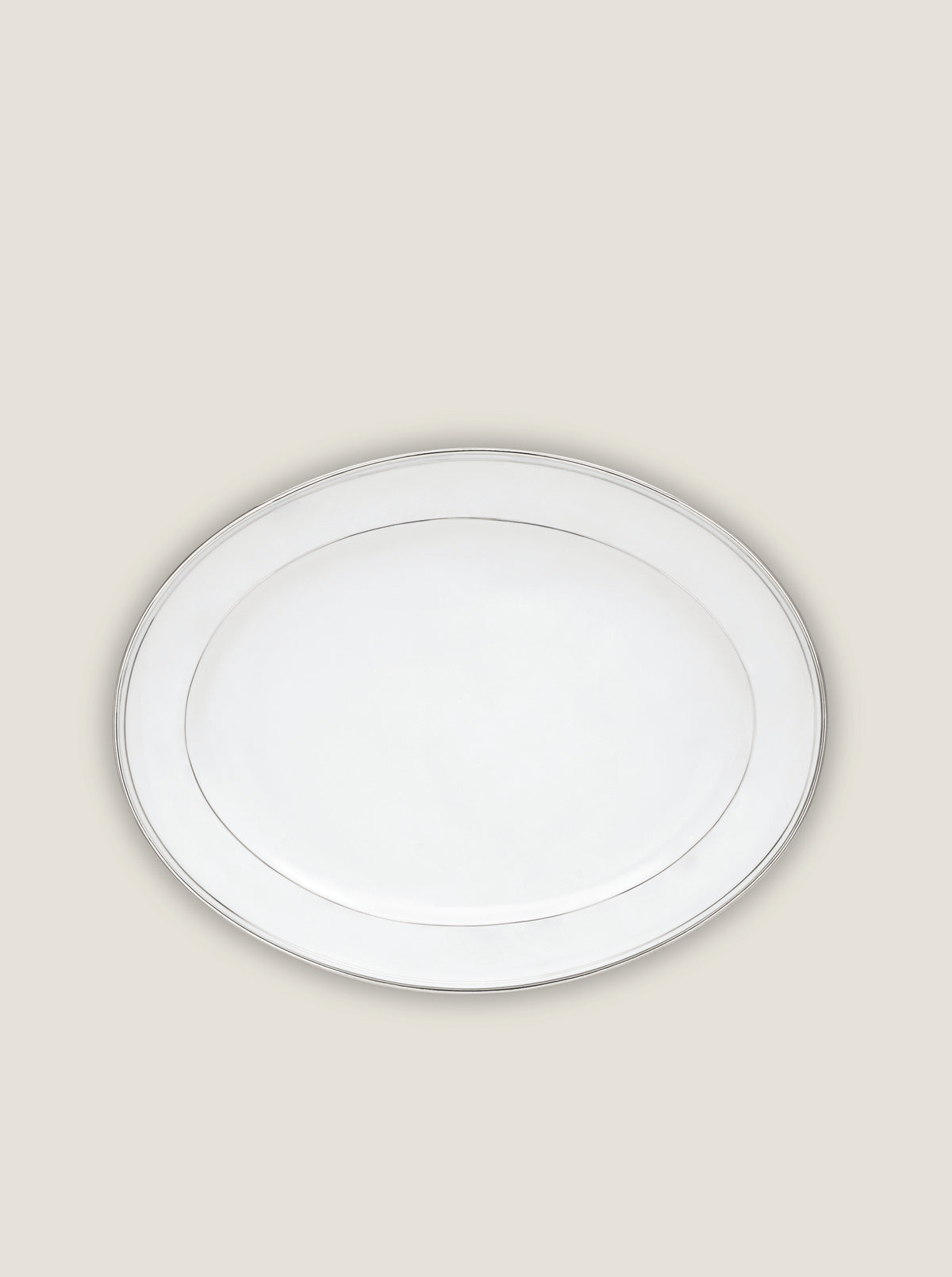 Porcel Platine Oval Platter