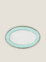 Porcel Ethereal Blue Oval Platter