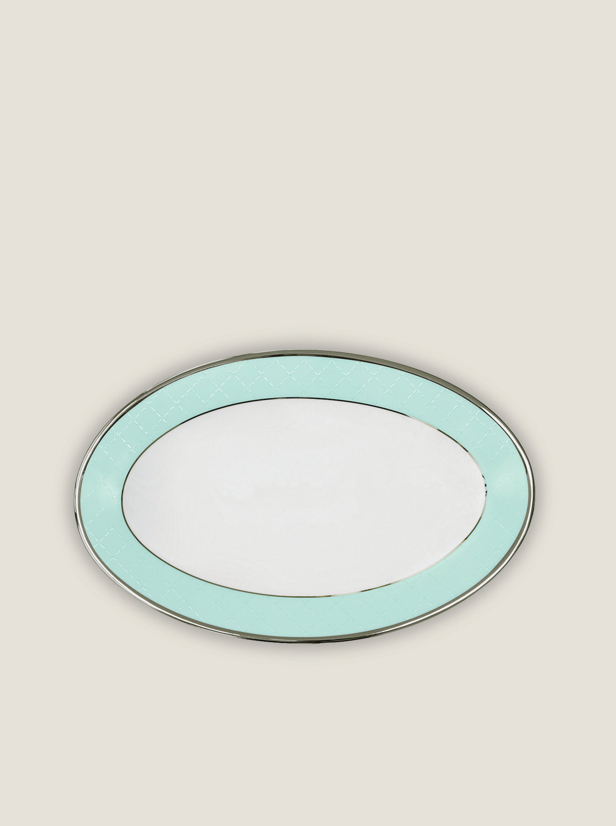 Porcel Ethereal Blue Oval Platter