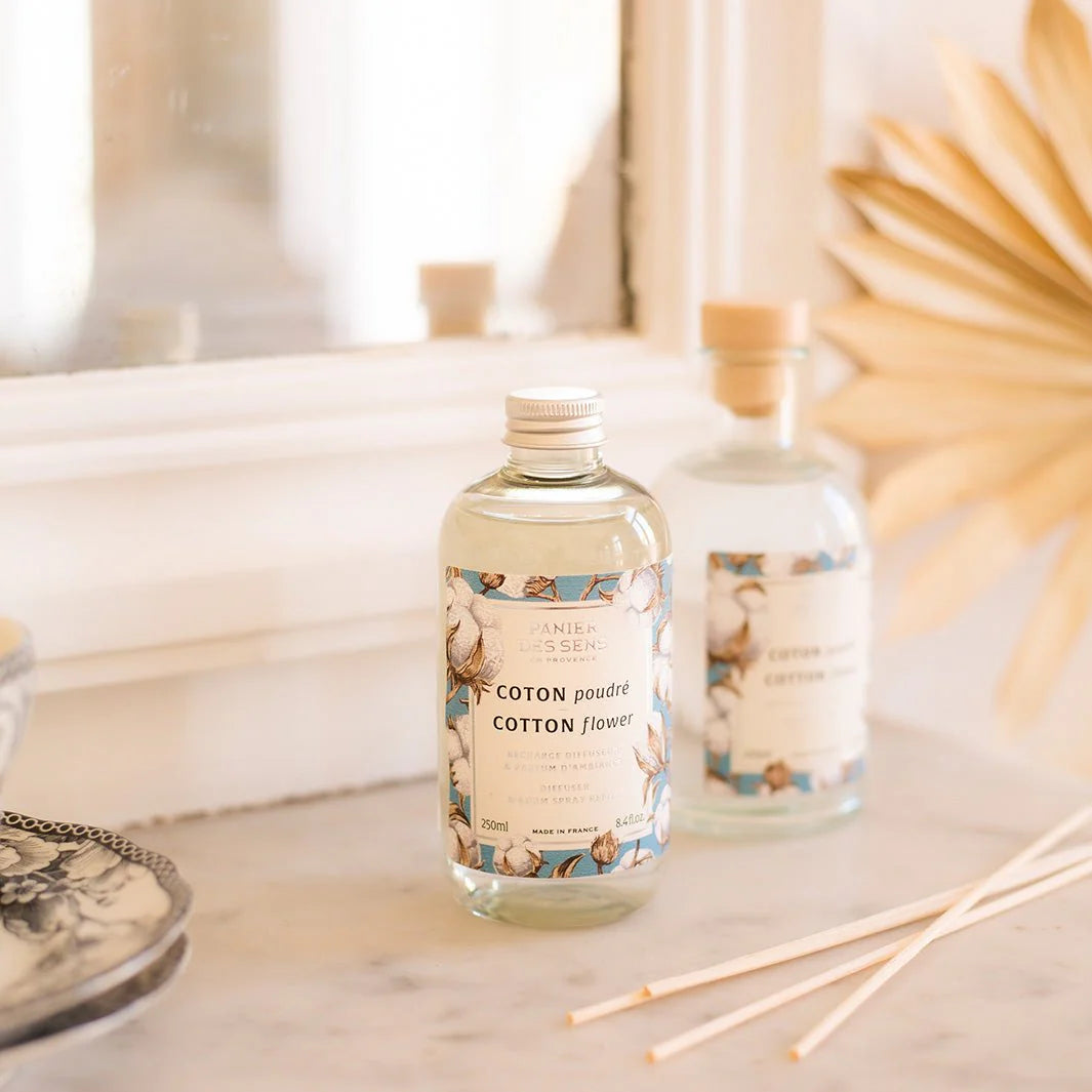 Diffuser And Room Fragrance Refill - Powdered Cotton 250Ml