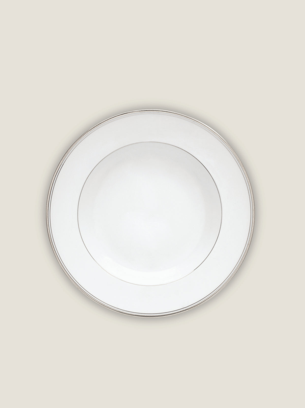 Porcel Platine Soup Plate